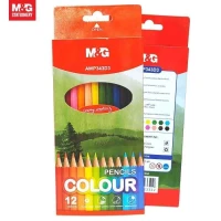 Color Pencil M&G 12 Colors Hexagonal Drawer AWP343D3 / Pensil Warna 12 Warna